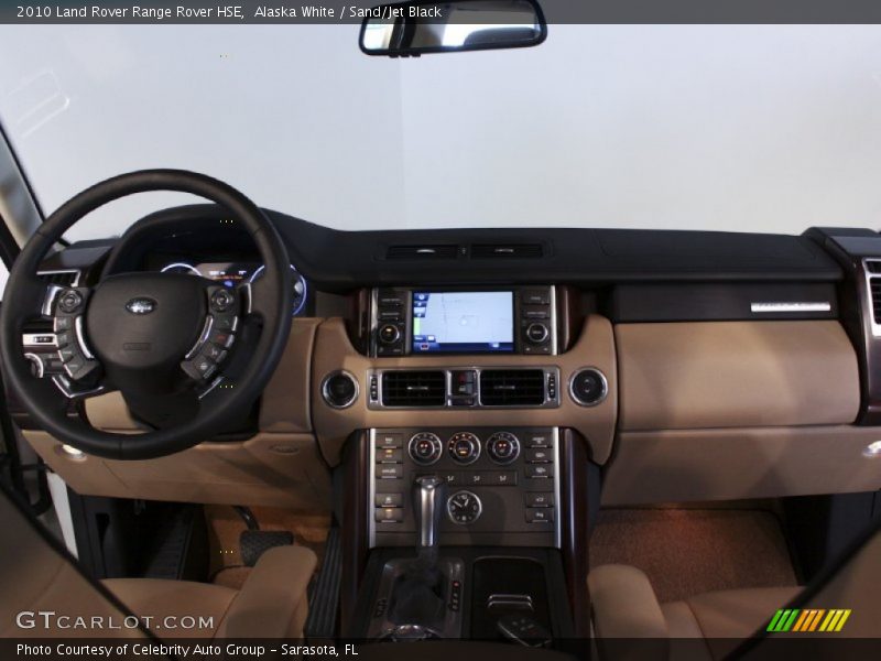 Alaska White / Sand/Jet Black 2010 Land Rover Range Rover HSE