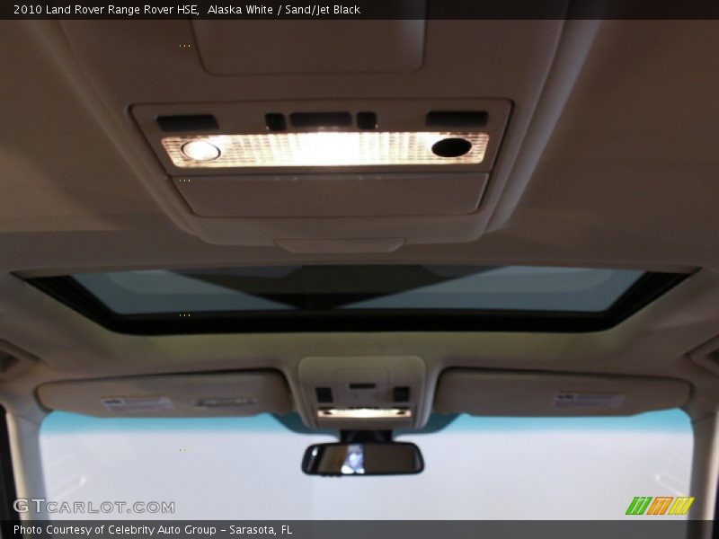 Alaska White / Sand/Jet Black 2010 Land Rover Range Rover HSE