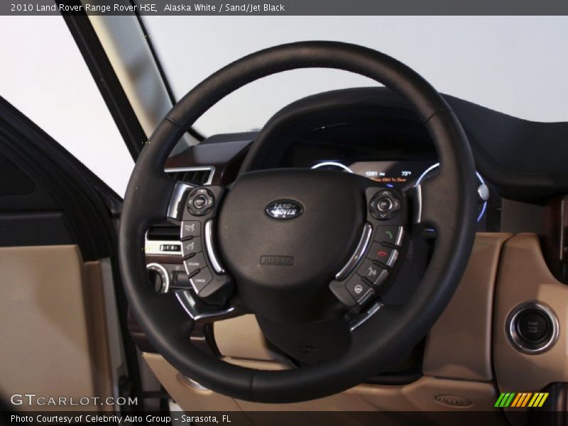 Alaska White / Sand/Jet Black 2010 Land Rover Range Rover HSE
