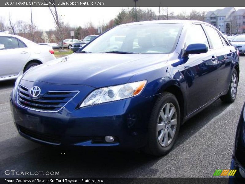 Blue Ribbon Metallic / Ash 2007 Toyota Camry XLE V6