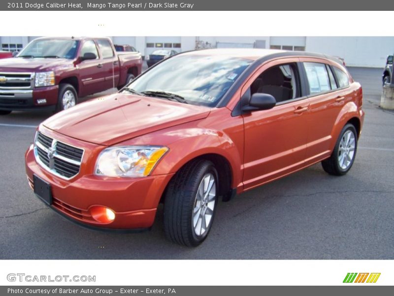 Mango Tango Pearl / Dark Slate Gray 2011 Dodge Caliber Heat