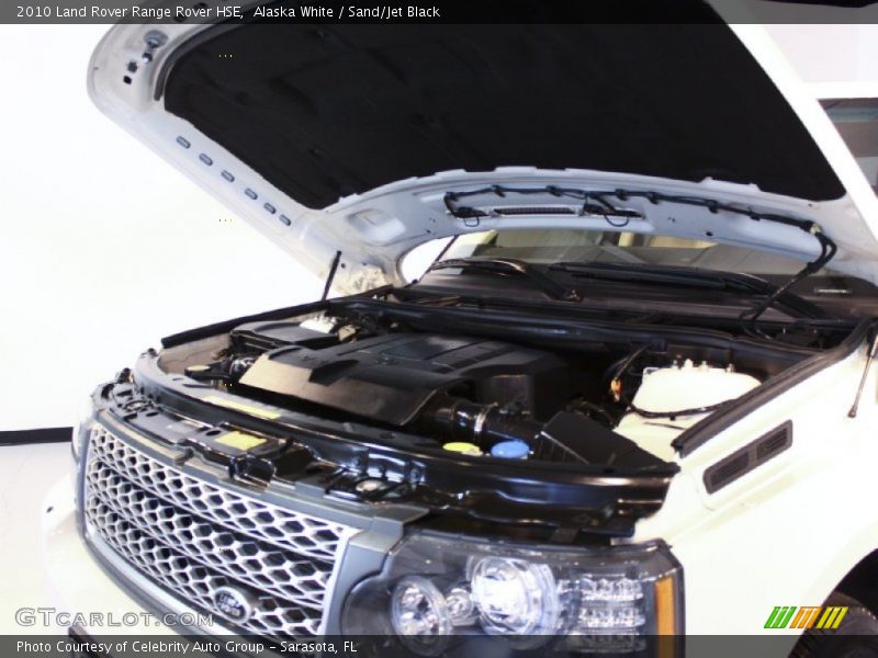 Alaska White / Sand/Jet Black 2010 Land Rover Range Rover HSE