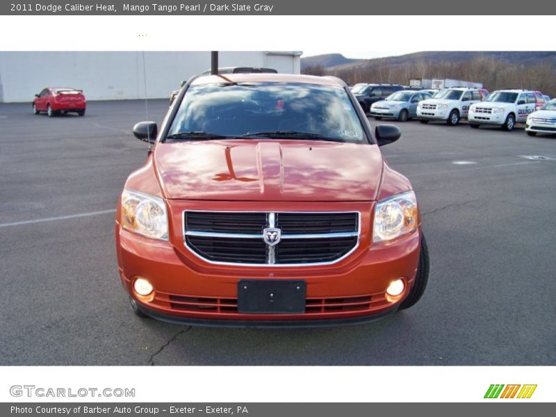 Mango Tango Pearl / Dark Slate Gray 2011 Dodge Caliber Heat