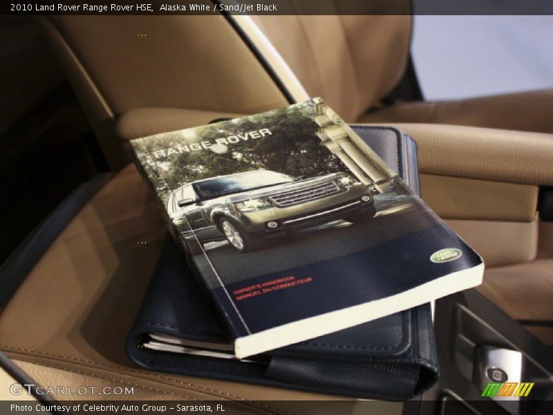 Alaska White / Sand/Jet Black 2010 Land Rover Range Rover HSE
