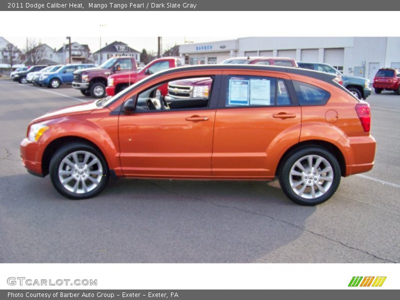 Mango Tango Pearl / Dark Slate Gray 2011 Dodge Caliber Heat