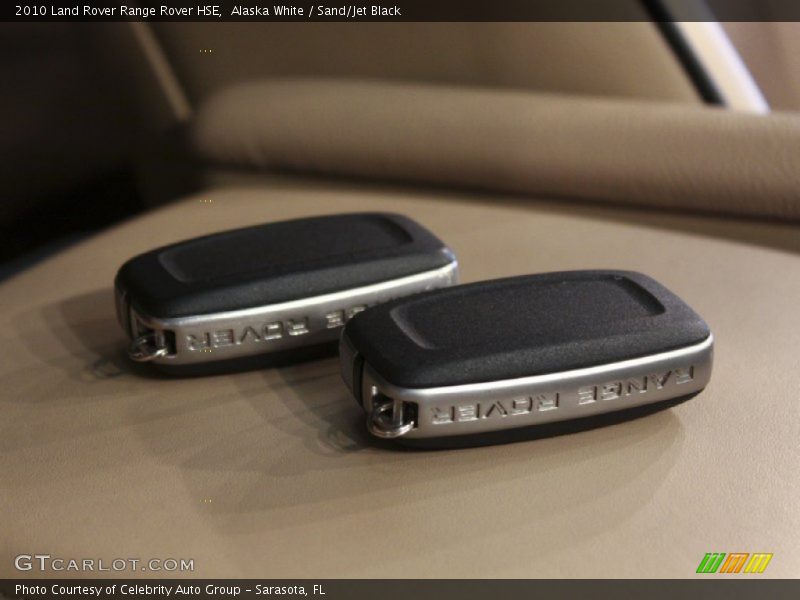 Keys of 2010 Range Rover HSE