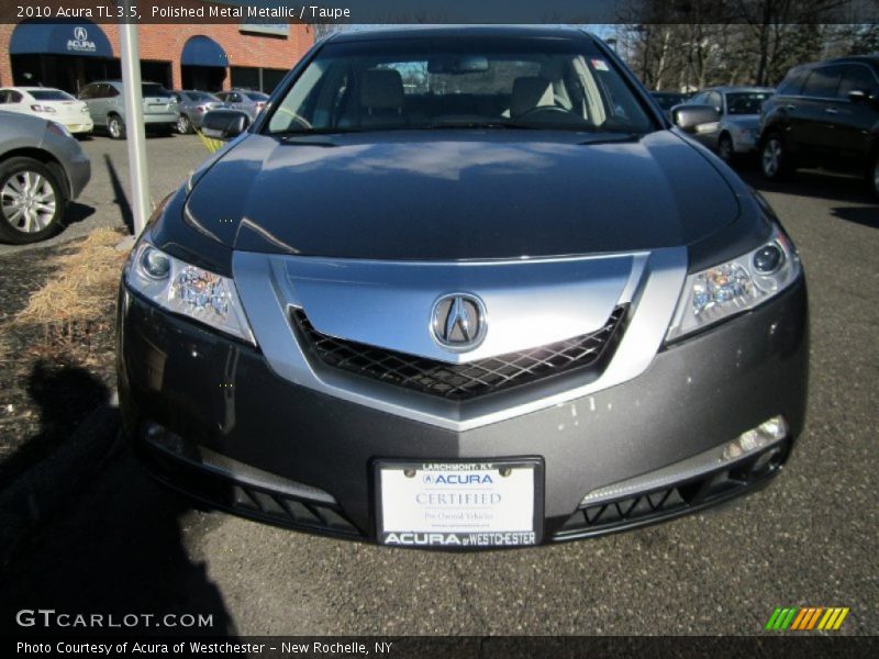Polished Metal Metallic / Taupe 2010 Acura TL 3.5