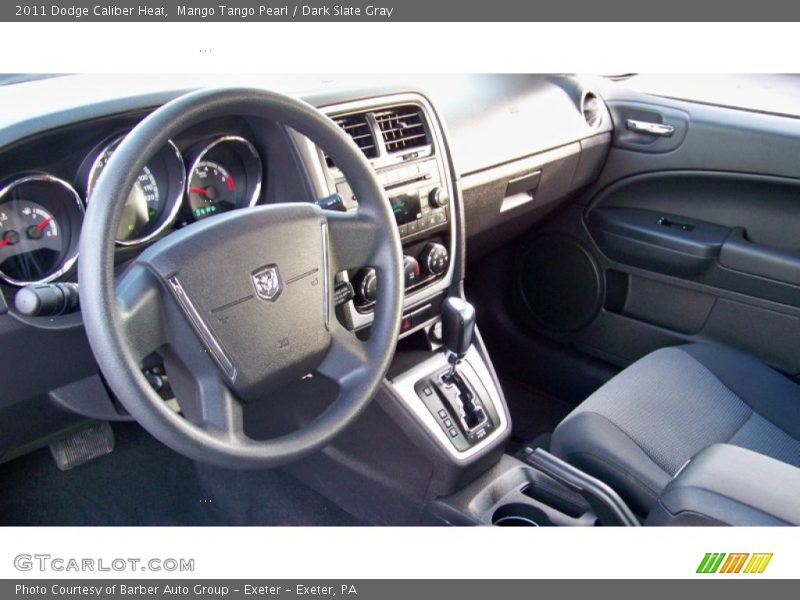 Mango Tango Pearl / Dark Slate Gray 2011 Dodge Caliber Heat