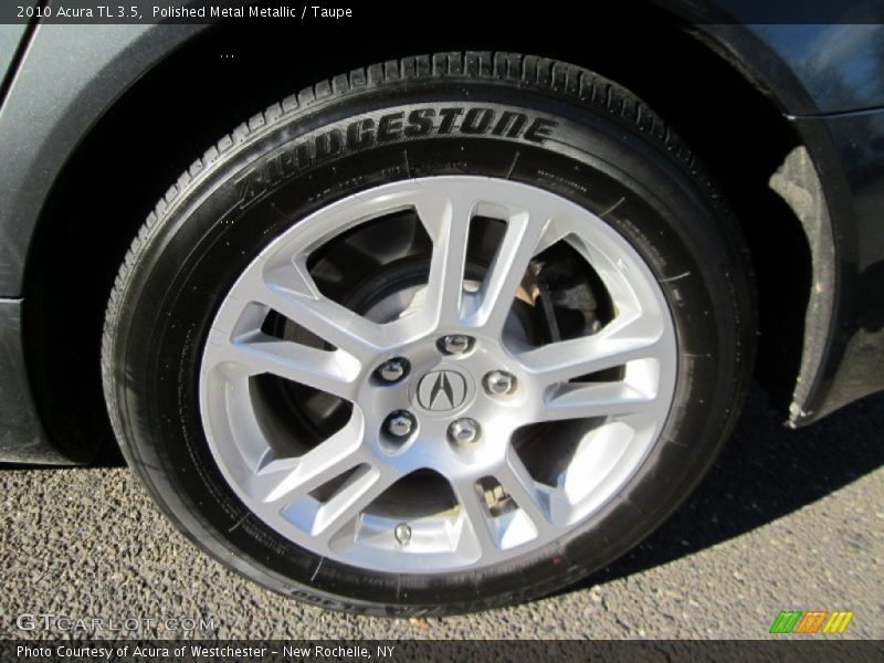 Polished Metal Metallic / Taupe 2010 Acura TL 3.5