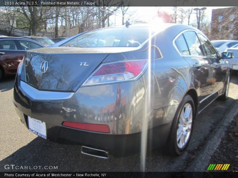 Polished Metal Metallic / Taupe 2010 Acura TL 3.5