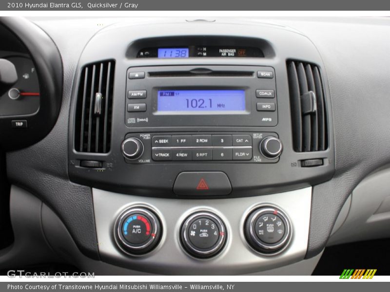 Quicksilver / Gray 2010 Hyundai Elantra GLS