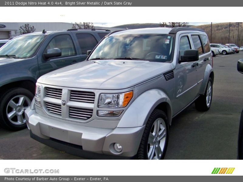 Bright Silver Metallic / Dark Slate Gray 2011 Dodge Nitro Heat 4.0 4x4