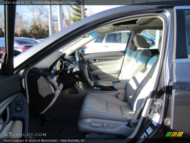Polished Metal Metallic / Taupe 2010 Acura TL 3.5