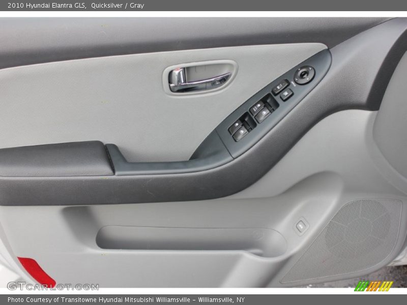 Quicksilver / Gray 2010 Hyundai Elantra GLS