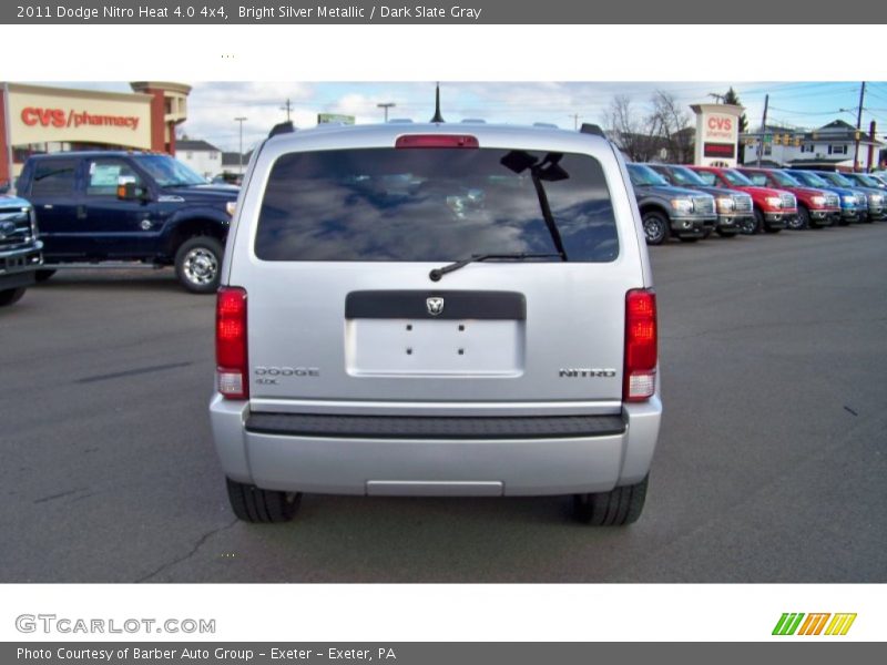 Bright Silver Metallic / Dark Slate Gray 2011 Dodge Nitro Heat 4.0 4x4