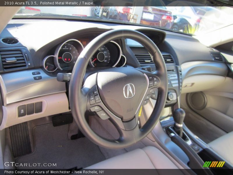 Polished Metal Metallic / Taupe 2010 Acura TL 3.5