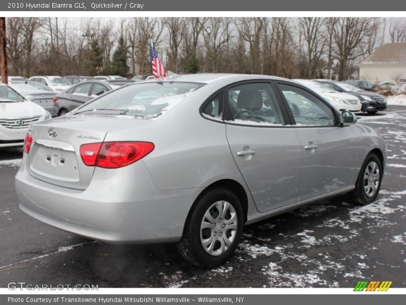 Quicksilver / Gray 2010 Hyundai Elantra GLS