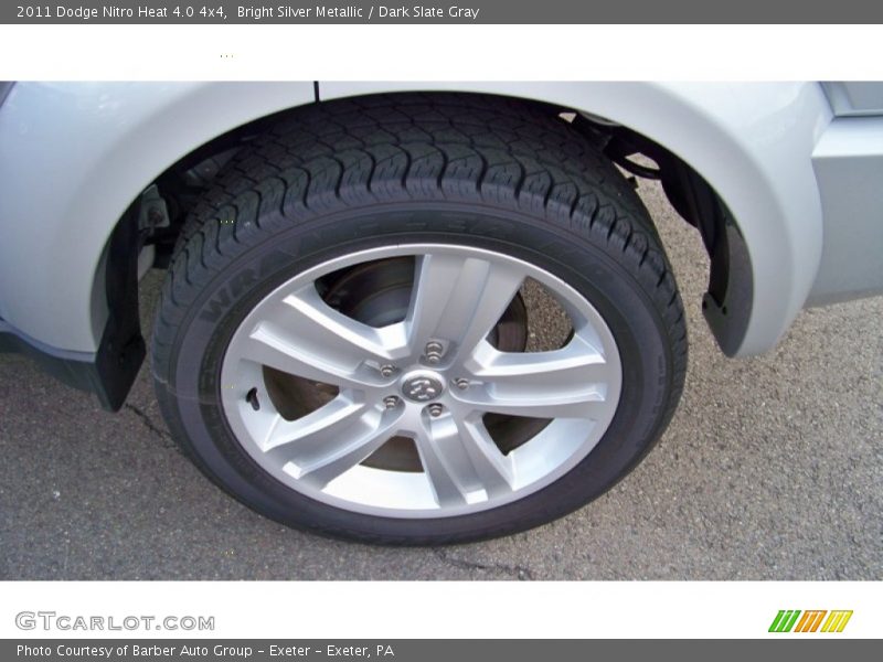 Bright Silver Metallic / Dark Slate Gray 2011 Dodge Nitro Heat 4.0 4x4