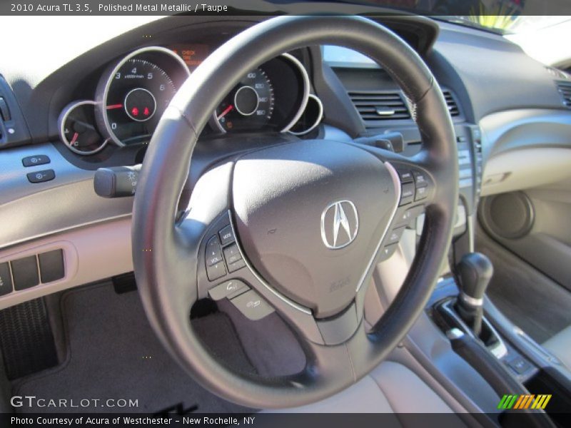 Polished Metal Metallic / Taupe 2010 Acura TL 3.5