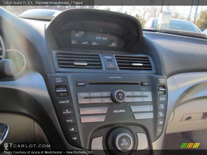 Polished Metal Metallic / Taupe 2010 Acura TL 3.5
