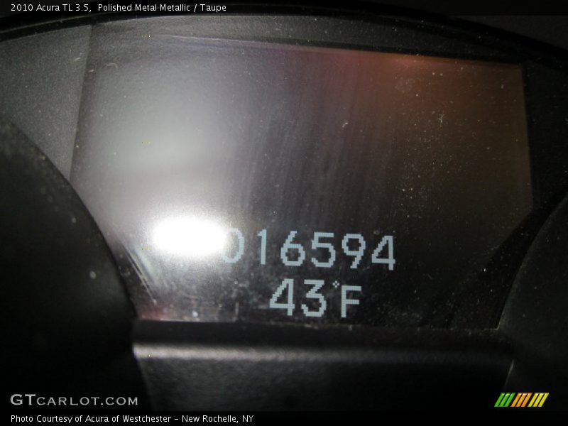 Polished Metal Metallic / Taupe 2010 Acura TL 3.5