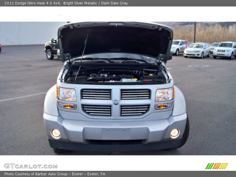 Bright Silver Metallic / Dark Slate Gray 2011 Dodge Nitro Heat 4.0 4x4