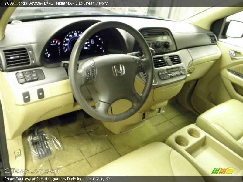 Nighthawk Black Pearl / Ivory 2009 Honda Odyssey EX-L