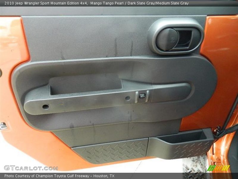 Mango Tango Pearl / Dark Slate Gray/Medium Slate Gray 2010 Jeep Wrangler Sport Mountain Edition 4x4