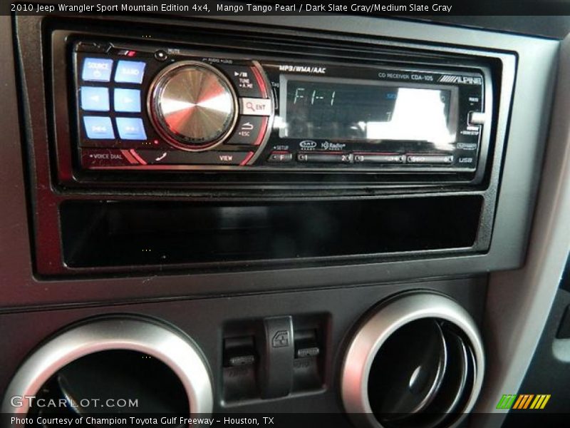 Mango Tango Pearl / Dark Slate Gray/Medium Slate Gray 2010 Jeep Wrangler Sport Mountain Edition 4x4