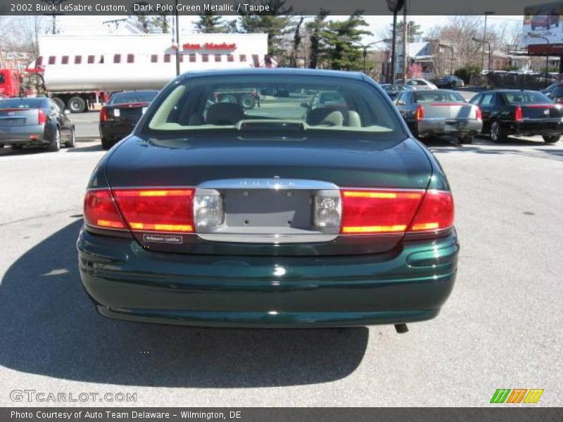 Dark Polo Green Metallic / Taupe 2002 Buick LeSabre Custom