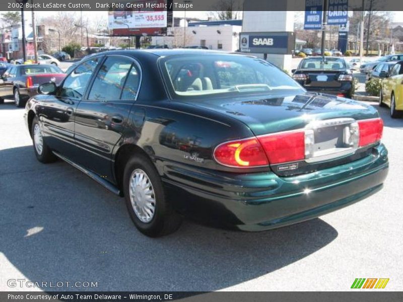 Dark Polo Green Metallic / Taupe 2002 Buick LeSabre Custom