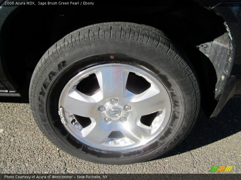 Sage Brush Green Pearl / Ebony 2006 Acura MDX