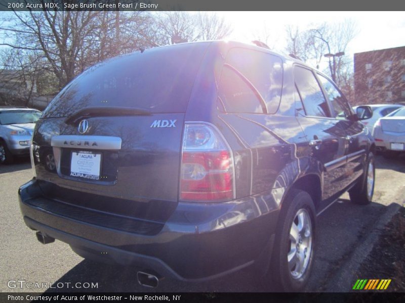 Sage Brush Green Pearl / Ebony 2006 Acura MDX