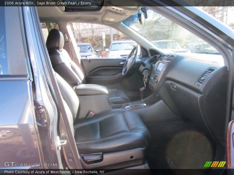 Sage Brush Green Pearl / Ebony 2006 Acura MDX