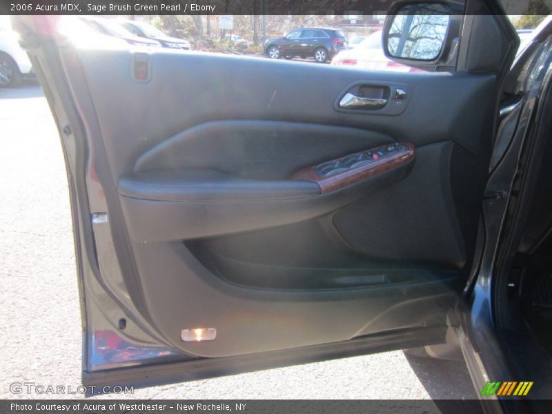 Sage Brush Green Pearl / Ebony 2006 Acura MDX