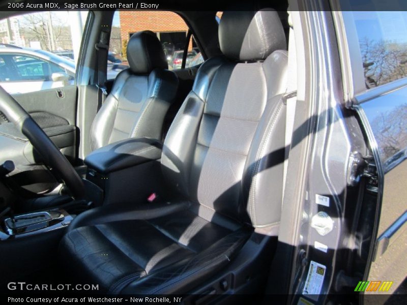 Sage Brush Green Pearl / Ebony 2006 Acura MDX