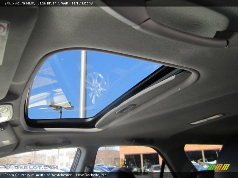 Sage Brush Green Pearl / Ebony 2006 Acura MDX