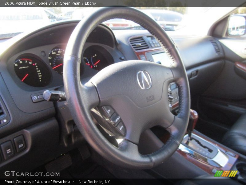 Sage Brush Green Pearl / Ebony 2006 Acura MDX