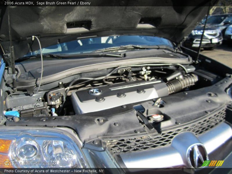 Sage Brush Green Pearl / Ebony 2006 Acura MDX