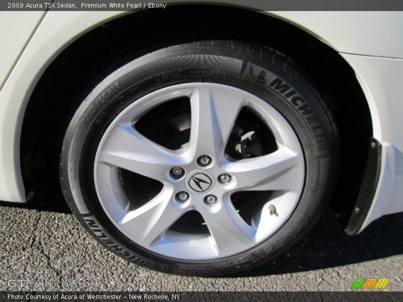 Premium White Pearl / Ebony 2009 Acura TSX Sedan