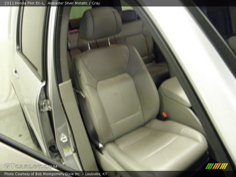 Alabaster Silver Metallic / Gray 2011 Honda Pilot EX-L