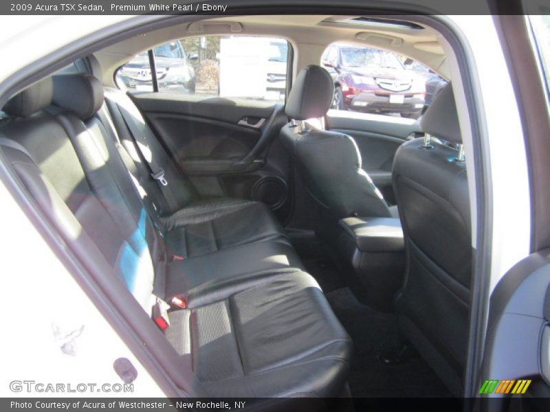 Premium White Pearl / Ebony 2009 Acura TSX Sedan