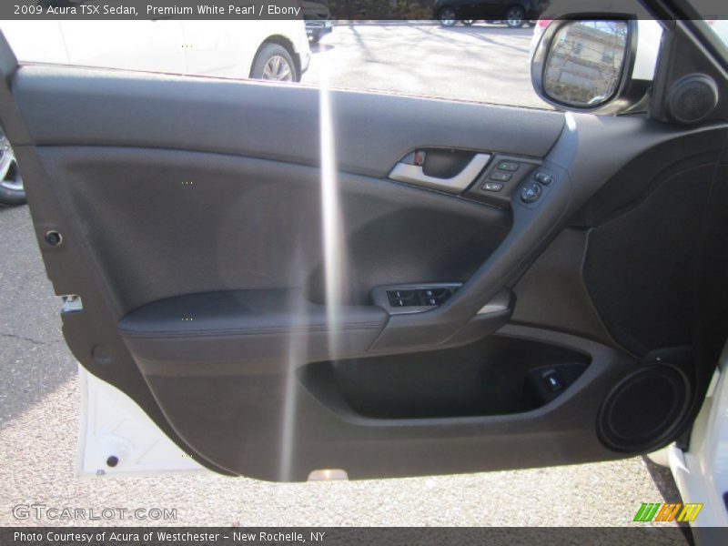 Premium White Pearl / Ebony 2009 Acura TSX Sedan