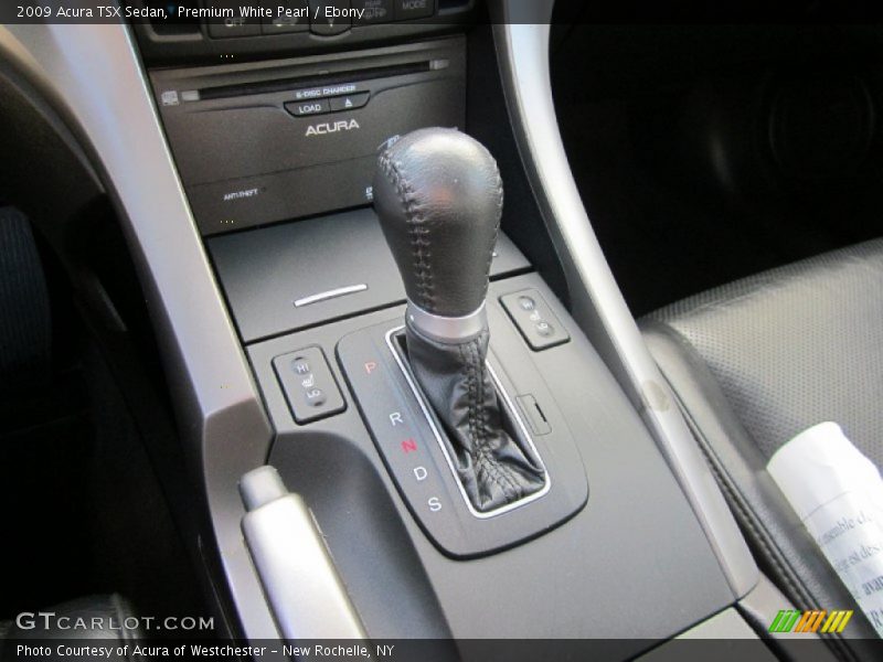 Premium White Pearl / Ebony 2009 Acura TSX Sedan