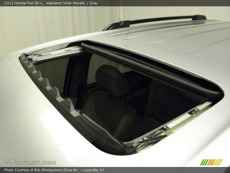 Alabaster Silver Metallic / Gray 2011 Honda Pilot EX-L