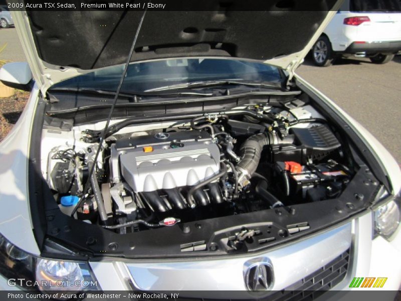 Premium White Pearl / Ebony 2009 Acura TSX Sedan