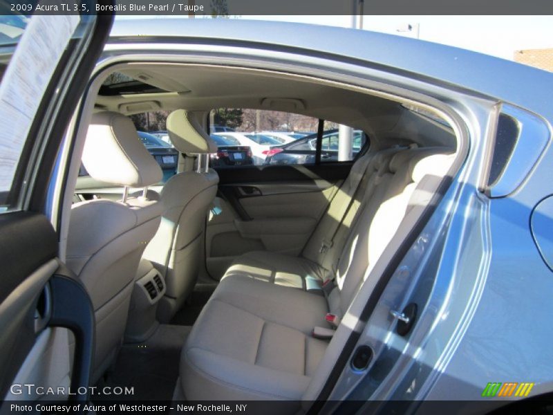 Borealis Blue Pearl / Taupe 2009 Acura TL 3.5