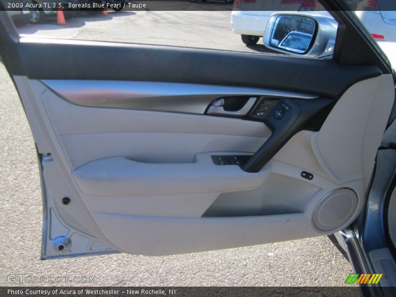 Borealis Blue Pearl / Taupe 2009 Acura TL 3.5