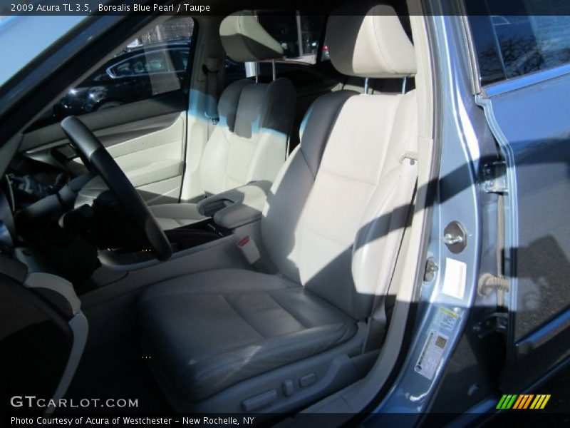 Borealis Blue Pearl / Taupe 2009 Acura TL 3.5