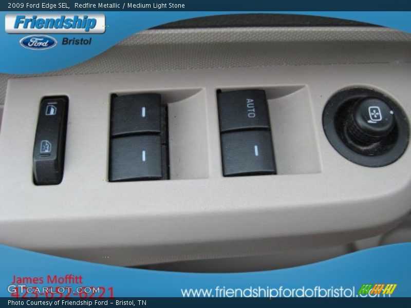 Redfire Metallic / Medium Light Stone 2009 Ford Edge SEL